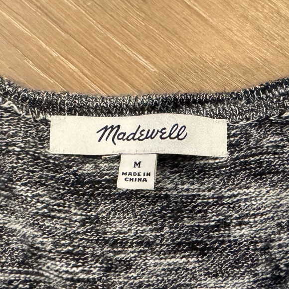 Madewell Charcoal Open Front Cardigan - Picture 6 of 9